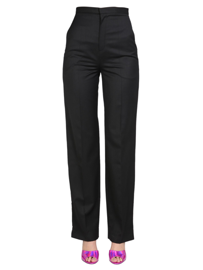 Anouki Straight Leg Trousers In Black