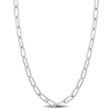 AMOUR AMOUR 3.5MM PAPERCLIP CHAIN NECKLACE IN STERLING SILVER