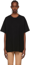 BURBERRY BLACK COTTON T-SHIRT