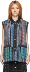 Marine Serre Multicolor Cotton Vest In 10 Multi