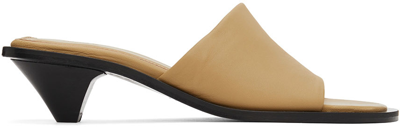 Filippa K Beige Naima Heeled Sandals In Dune Beige