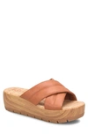Korks By Kork-ease Faithe Crossover Platform Sandal In Tan