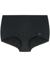 Dolce & Gabbana High Waist Lycra Bikini Bottoms In Black