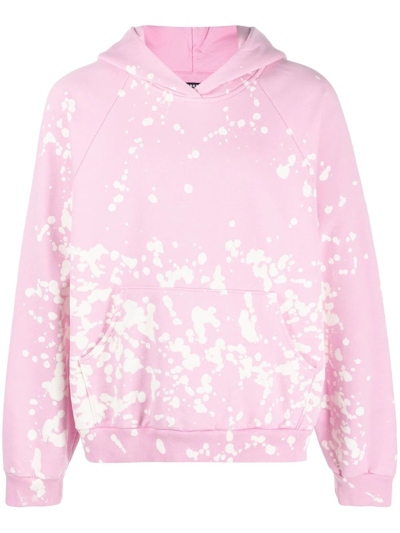 Liberal Youth Ministry Paint Print Hoodie In Pink
