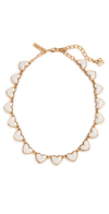 OSCAR DE LA RENTA SWEETHEART PEARL NECKLACE