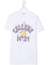 N°21 TEEN COLLEGE STAR-PRINT T-SHIRT