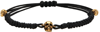 ALEXANDER MCQUEEN BLACK SKULL FRIENDSHIP BRACELET