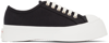 Marni Pablo Leather Sneakers In Black