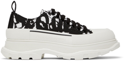 Alexander Mcqueen Tread Slick Abstract-print Sneakers In White