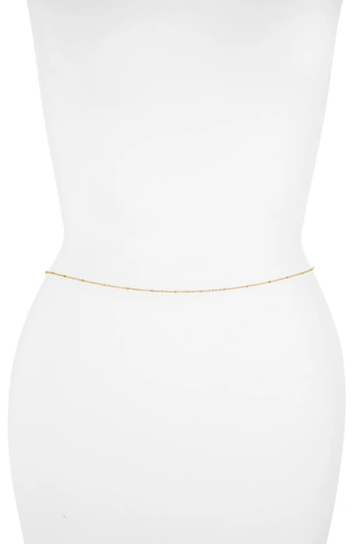 Vidakush Slim Belly Chain In Gold