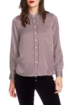 COURT & ROWE CROSBY STRIPE BUTTON-UP SHIRT