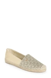 Michael Michael Kors Women's Kendrick Slip On Espadrille Flats In Light Gold