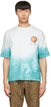 Children Of The Discordance Tie Dye-print Short-sleeved T-shirt In Sky