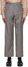 MARYAM NASSIR ZADEH SSENSE EXCLUSIVE GRAY TROUSERS