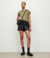 Allsaints Anna Tee In Khaki Green