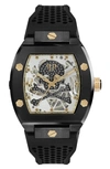 Philipp Plein The $keleton 44mm In Ip Black