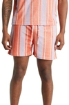 NATIVE YOUTH STRIPE FRENCH TERRY SHORTS