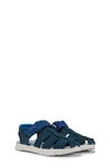 Camper Cut-out Touch-strap Sandals In Dark Blue