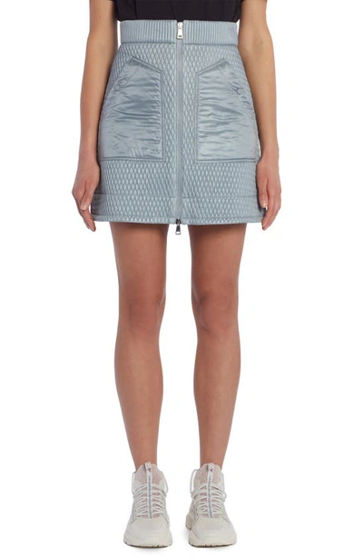 Moncler Women's Mainline Woven Miniskirt In #add8e6