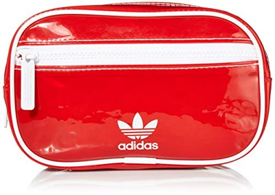 Adidas Originals Clear Waist Pack Fanny Bag In Lush Red/white | ModeSens