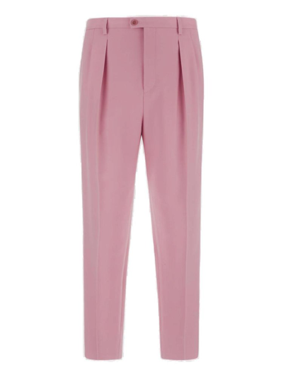 Saint Laurent Button Detailed High In Pink