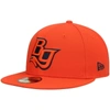 NEW ERA NEW ERA ORANGE BOWLING GREEN HOT RODS HOME AUTHENTIC COLLECTION 59FIFTY FITTED HAT