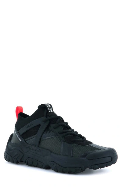 Palladium Off Grid Lo Adv Sneaker In Black/ Black