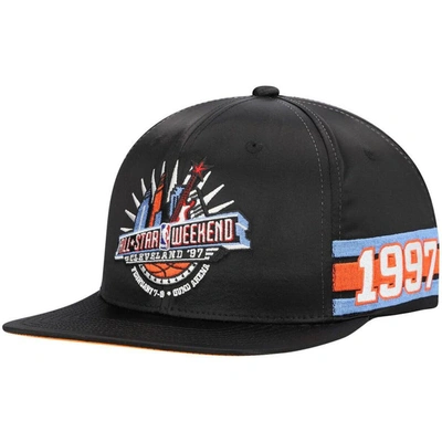 Mitchell & Ness Men's  Black 1997 Nba All-star Game Hardwood Classics Slick Back Snapback Hat