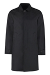 PRADA PRADA SLIT HEM TRENCH COAT