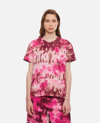 Ami Alexandre Mattiussi Multicolor Cotton T-shirt  Nd Ami Donna Xs In Pink
