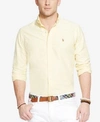 Polo Ralph Lauren Men's Classic Fit Long Sleeve Oxford Shirt In Neutral