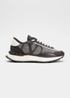 Valentino Netrunner Sneakers In Black/white