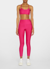 Alo Yoga Airlift Intrigue Low-impact Sports Bra In Magenta Crush