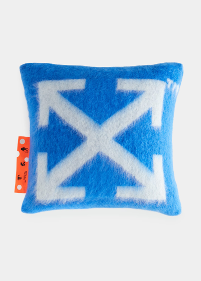 Off-white Arrow Brushed Small Pillow