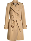 Burberry The Mid-length Kensington Heritage Trench Coat In Beige