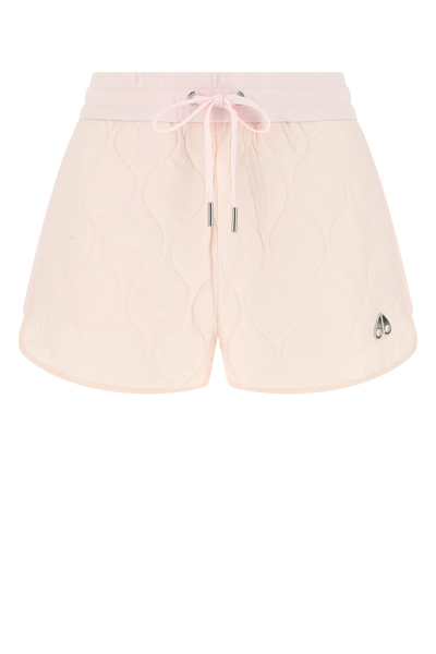 Moose Knuckles Pastel Pink Cotton And Nylon Shorts  Nd  Donna S In 105