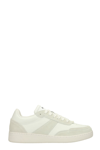 APC PLAIN SNEAKERS IN WHITE LEATHER