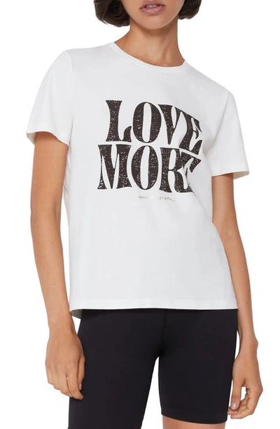 Spiritual Gangster Love More Short-sleeve Graphic Tee In Stone