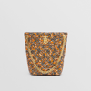 BURBERRY MONOGRAM QUILTED LEATHER SMALL LOLA BUCKET BAG