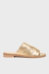 Kelsi Dagger Brooklyn Ruthie Slide Sandals In Gold