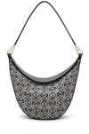 Loewe Luna Anagram Bag In Navy & Black