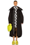 Bottega Veneta Oversized Hooded Crinkled Cotton-blend Twill Parka In Black