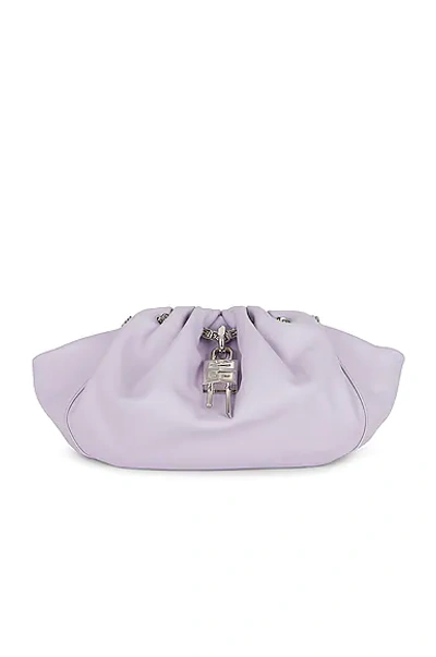 Givenchy Small Kenny Shoulder Bag In Calf Leather In Mauve