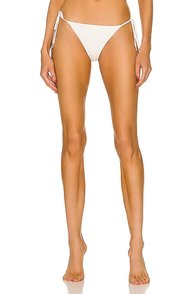 Cult Gaia Liana Recycled Bikini Briefs In White