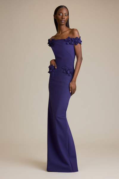 Greta Constantine Off The Shoulder Alandra Gown