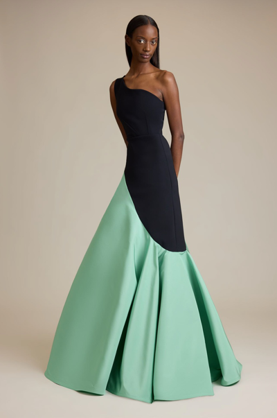 Greta Constantine One Shoulder Auline Gown