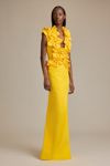 GRETA CONSTANTINE SLEEVELESS REDRICK GOWN
