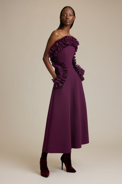 Greta Constantine Strapless Arbara Dress