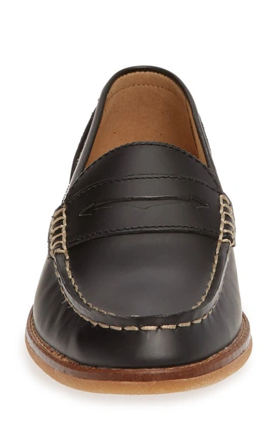 Sperry Top-sider® Sperry Seaport Penny Loafer In Black Box Leather