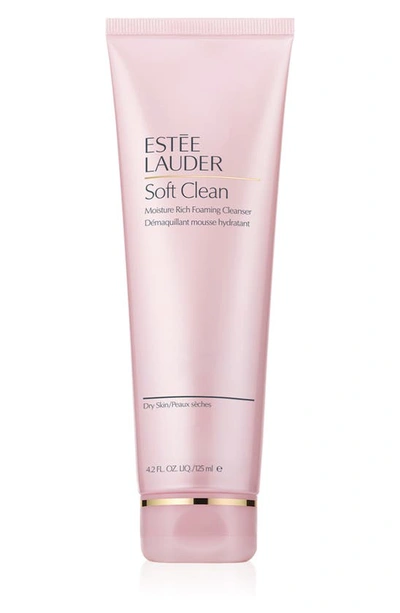 ESTÉE LAUDER SOFT CLEAN MOISTURE RICH FOAMING CLEANSER, 4.2 OZ